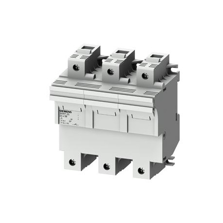 3NW7231 - 3NW7231 SIEMENS SENTRON, cylindrical fuse holder, 22x58 mm, 3-pole, In: 100 A, Un AC: 690 V