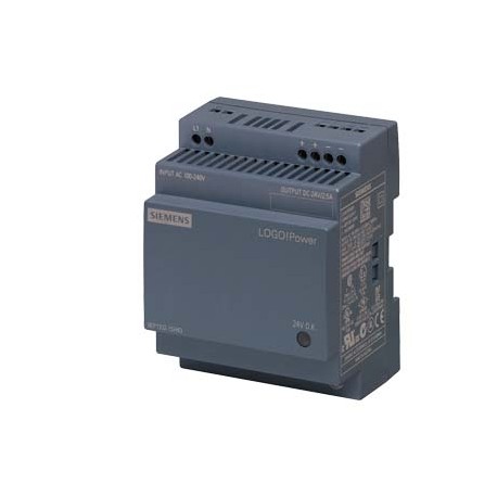 6EP1332-1SH43 - 6EP1332-1SH43 SIEMENS LOGO!Power 24 V/2.5 A stabilized power supply input: 100-240 V AC (110-300 V DC) outpu..