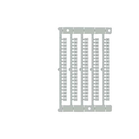 8WA8860-0BS - 8WA8860-0BS SIEMENS PACK. W. 200 LAB. PLATES 2 SHEETS W. 5 STRIPS EACH WITH 20 LAB. PLATES EACH LAB. PLATE S..