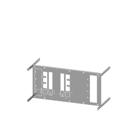 8PQ6000-4BA45 - 8PQ6000-4BA45 SIEMENS SIVACON S4 mounting plate 3VL5 up to 630A 3-pole 4-pole fixed plug withdrawable H: 350..