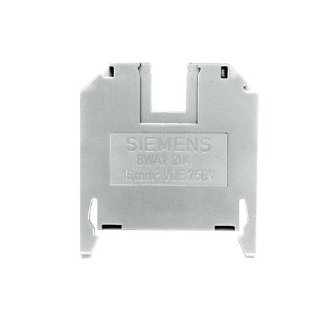8WA1011-1BK11 - 8WA1011-1BK11 SIEMENS Through-type terminal thermoplast Screw terminal on both sides Single terminal, blue, ..