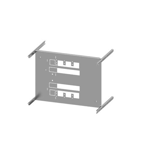 8PQ6000-3BA05 - 8PQ6000-3BA05 SIEMENS SIVACON S4 mounting plate 3VL5 up to 630A 3-pole 4-pole fixed plug withdrawable H: 400..