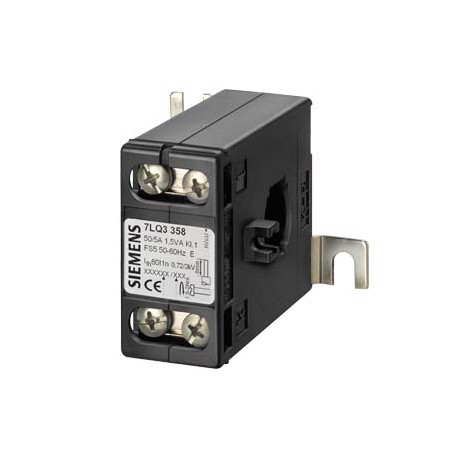 7LQ3358 - 7LQ3358 SIEMENS MEAS. CURRENT TRANSFORMER FOR INSULATION MONITOR 50/5A, 1,5 VA, CLASS 1 AC 230V 50/60HZ