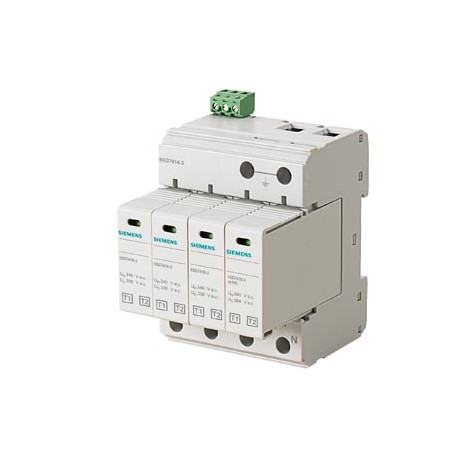 5SD7414-3 - 5SD7414-3 SIEMENS Lightning conductor T1/T2, UN 240/400 V, UC 335/264 V A.C., pluggable protective modules, ..