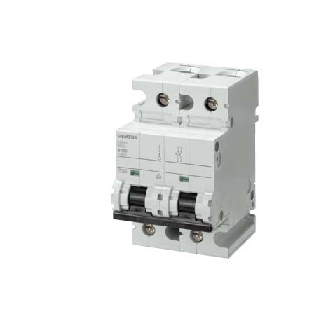 5SP4291-6 - 5SP4291-6 SIEMENS Miniature circuit breaker 400 V 10kA, 2-pole, B, 100 A, D 70 mm