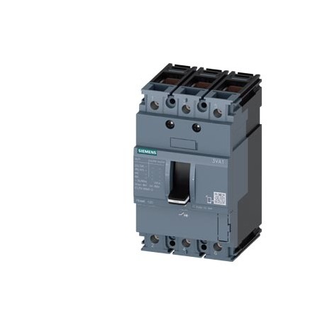 3VA1020-3ED36-0AA0 - 3VA1020-3ED36-0AA0 SIEMENS circuit breaker 3VA1 IEC frame 100 breaking capacity class N Icu 25kA @ 415V 3-po..