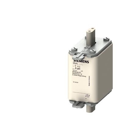 3NA3820-7 - 3NA3820-7 SIEMENS LV HRC fuse element, NH00, In: 50 A, gG, Un AC: 500 V, Un DC: 250 V, Front indicator, live..