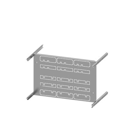8PQ6000-3BA22 - 8PQ6000-3BA22 SIEMENS SIVACON S4 mounting plate 3VL2-3 up to 250A 4-pole fixed-mounted H: 350mm W: 600mm