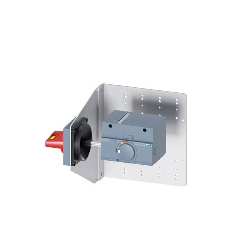 3VA9257-0PK55 - 3VA9257-0PK55 SIEMENS side wall mounted rot. operator emergency-off IEC IP65 with mounting bracket accessory..