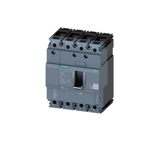3VA1163-4ED42-0AA0 - 3VA1163-4ED42-0AA0 SIEMENS circuit breaker 3VA1 IEC frame 160 breaking capacity class S Icu 36kA @ 415V 4-po..