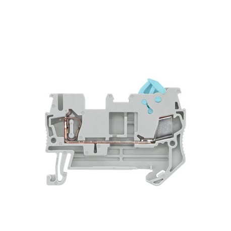 8WH3100-2GE00 - 8WH3100-2GE00 SIEMENS HYBRID FEED-THROUGH TERMINAL WITH SPRING CONNECTION AND QUICK CONNECTION, SECTION: 0.2..