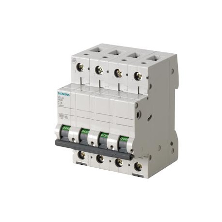 5SL6410-6 - 5SL6410-6 SIEMENS Miniature circuit breaker 400 V 6kA, 4-pole, B, 10 A