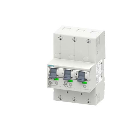 5SP3863-3 - 5SP3863-3 SIEMENS Main miniature circuit breaker (SHU), 3x 1-pole, E 63, 400V