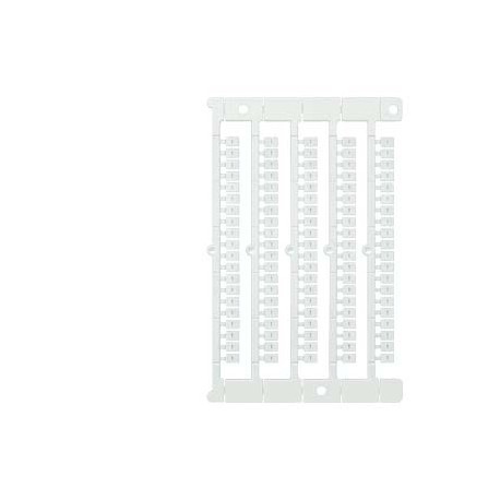 8WA8847-0AA - 8WA8847-0AA SIEMENS PACKING CONTAINING 100 PLATES 1 CARD CONTAINING 5 STRIPS WITH 20 PLATES EACH PLATE SIZE ..
