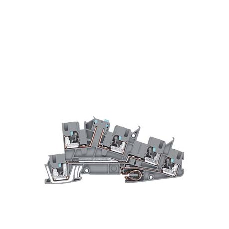 8WH6001-4NF00 - 8WH6001-4NF00 SIEMENS Installation terminal 2.5 mm2, 5.2 mm width gray PE, L, L blade disconnect