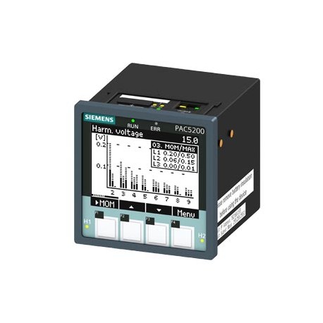 7KM5412-6BA00-1EA2 - 7KM5412-6BA00-1EA2 SIEMENS SENTRON, meas. device & power quality recorder, 7KM PAC5200, LCD, L-L: 690 V, L-N..