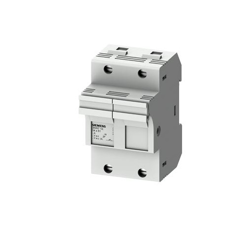 3NW7121 - 3NW7121 SIEMENS SENTRON, cylindrical fuse holder, 14x51 mm, 2-pole, In: 50 A, Un AC: 690 V