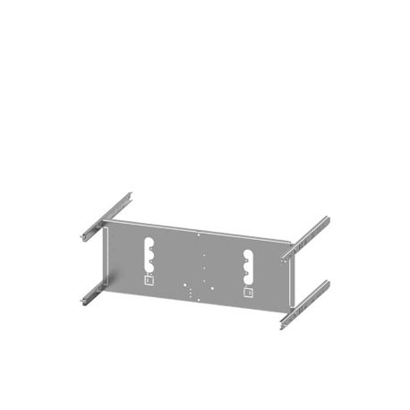 8PQ6000-8BA11 - 8PQ6000-8BA11 SIEMENS SIVACON S4 mounting plate 3VA20 (100A), 3-pole, fixed-mounted, H: 200mm W: 600mm