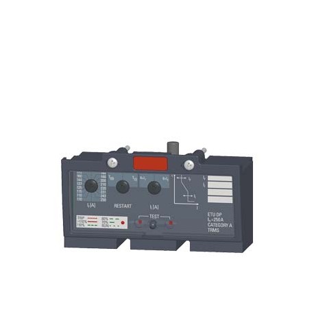 3VT9210-6AC00 - 3VT9210-6AC00 SIEMENS ETU VT250, 3-pole, line protection ETU DP, LI IR 40...100A, overload protection IRM 4...