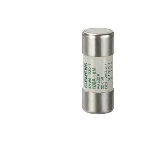 3NW8207-1 - 3NW8207-1 SIEMENS SENTRON, cylindrical fuse link, 22x58 mm, 20 A, aM, Un AC: 690 V