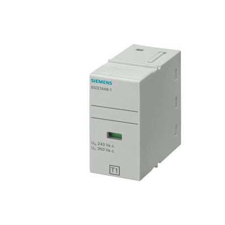 5SD7448-1 - 5SD7448-1 SIEMENS Plug-in part type 1 L-N Requirement class B, UC 350V 1-pole for combi-arrester 5SD744