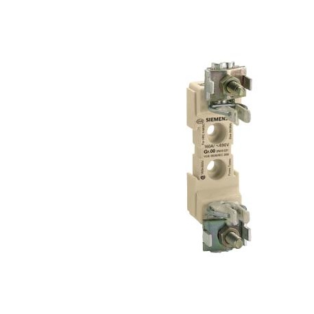 3NH3031 - 3NH3031 SIEMENS LV HRC fuse base Sz. 00, 1-pole 160 A 690 V (1000 V) Plug-in connection, 2.2-50 mm2