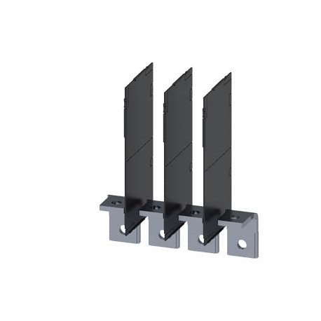 3VA9404-0QG00 - 3VA9404-0QG00 SIEMENS nut keeper kit right-angled 4 units accessory for: 3VA1 400/630 3VA2 400/630