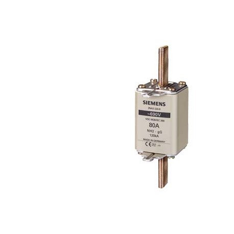 3NA3244-6 - 3NA3244-6 SIEMENS LV HRC fuse element, NH2, In: 250 A, gG, Un AC: 690 V, Un DC: 440 V, Front indicator, live..