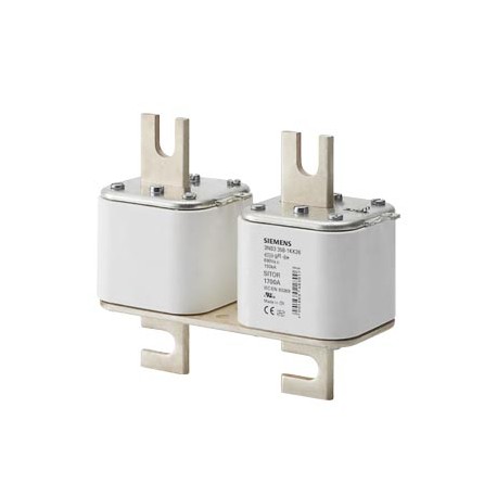 3NB3351-1KK26 - 3NB3351-1KK26 SIEMENS SITOR fuse link, with slotted blade contacts, 2 x NH3, In: 1100 A, gR, Un AC: 690 V, f..