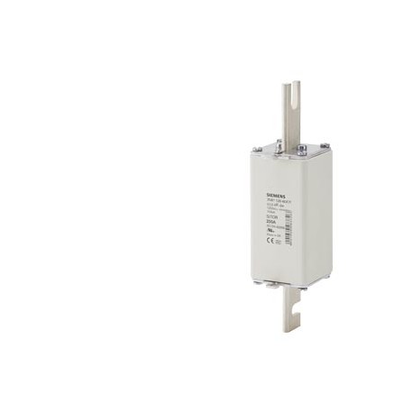 3NB1128-4KK11 - 3NB1128-4KK11 SIEMENS SITOR fuse link, with slotted blade contacts, NH1L, In: 250 A, aR, Un DC: 1250 V, fron..