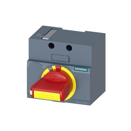 3VA9157-0EK15 - 3VA9157-0EK15 SIEMENS front mounted rotary operator emergency-off IEC IP30/40 accessory for: 3VA1 100/160