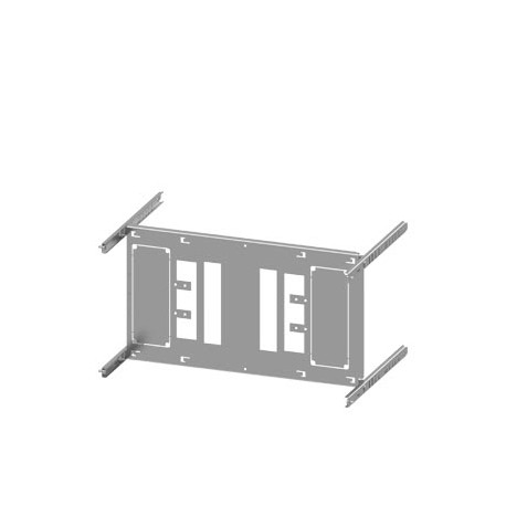 8PQ6000-3BA01 - 8PQ6000-3BA01 SIEMENS SIVACON S4 mounting plate 3VL5 up to 630A 3-pole fixed plug withdrawable H: 300mm W: 6..