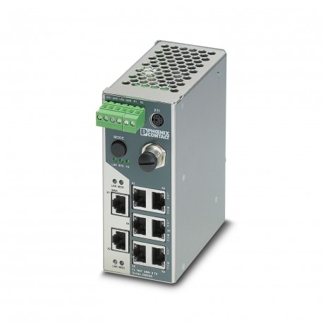 FL NAT SMN 8TX-M - FL NAT SMN 8TX-M 2702443 PHOENIX CONTACT Industrial Ethernet Switch