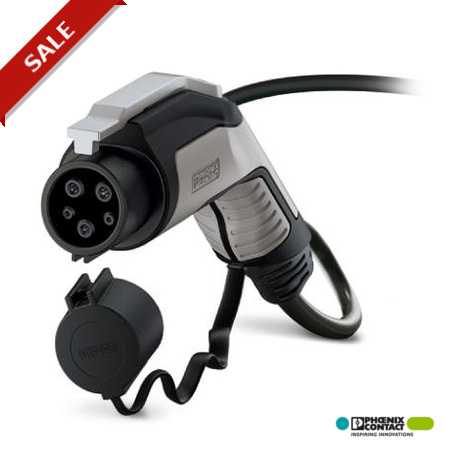 EV-T1G3K-1AC32A-5,0MES-WALLBOX - EV-T1G3K-1AC32A-5,0MES-WALLBOX 1628008 PHOENIX CONTACT AC charging cable with vehicle charging connector, fr..
