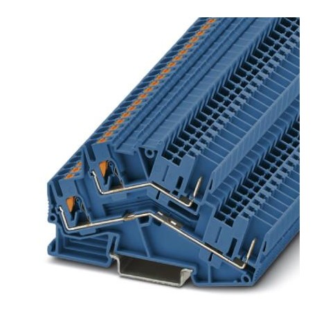 PTTBS 2,5/2P BU - PTTBS 2,5/2P BU 3211261 PHOENIX CONTACT Double-level terminal block
