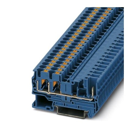 PT 4-TWIN/1P BU - PT 4-TWIN/1P BU 3212201 PHOENIX CONTACT Feed-through terminal block