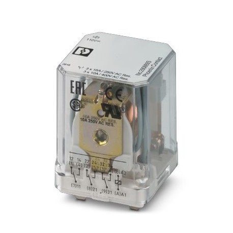 REL-PR3-110DC/3X21 - REL-PR3-110DC/3X21 2908893 PHOENIX CONTACT Single relay