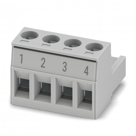MSTB 2,5/ 4-ST-5,08 GY BD:1-4 - MSTB 2,5/ 4-ST-5,08 GY BD:1-4 1840942 PHOENIX CONTACT Printed-circuit board connector