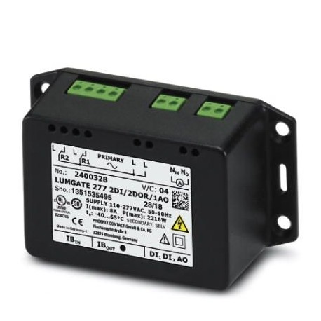 LUMGATE 277 2DI/2DOR/1AO - LUMGATE 277 2DI/2DOR/1AO 2400328 PHOENIX CONTACT Interface
