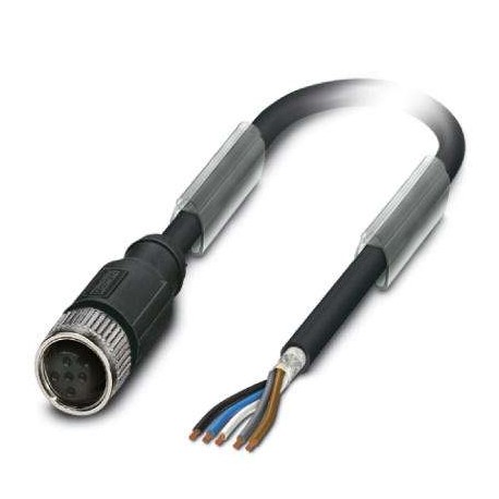 SAC-5P-10-PUR/M12FS SH VA BK - SAC-5P-10-PUR/M12FS SH VA BK 1401618 PHOENIX CONTACT Sensor/actuator cable