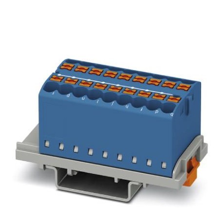 PTFIX 18X2,5-NS35 BU - PTFIX 18X2,5-NS35 BU 3273046 PHOENIX CONTACT Distribution block