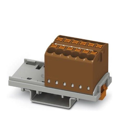 PTFIX 12X2,5-NS35 BN - PTFIX 12X2,5-NS35 BN 3273032 PHOENIX CONTACT Distribution block