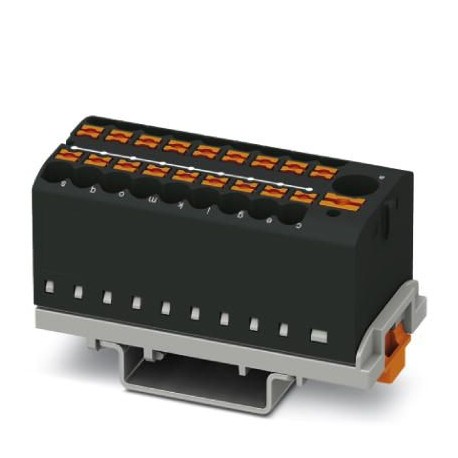 PTFIX 6/18X2,5-NS35 BK - PTFIX 6/18X2,5-NS35 BK 3273124 PHOENIX CONTACT Distribution block