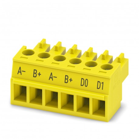 MC 1,5/ 6-ST-3,81 YE BD:D1 - MC 1,5/ 6-ST-3,81 YE BD:D1 1832137 PHOENIX CONTACT Printed-circuit board connector