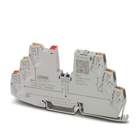 PTCB E1 24DC/2A NO - PTCB E1 24DC/2A NO 2909903 PHOENIX CONTACT Electronic device circuit breaker
