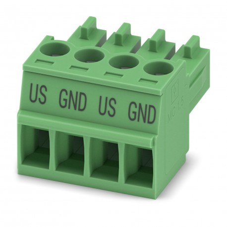 MC 1,5/ 4-ST-3,5 BD:US-GND - MC 1,5/ 4-ST-3,5 BD:US-GND 1713497 PHOENIX CONTACT Printed-circuit board connector