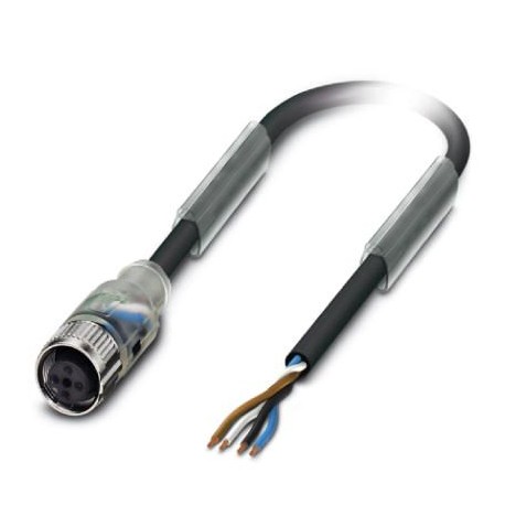 SAC-4P-5,0-PUR/M12FS-3L - SAC-4P-5,0-PUR/M12FS-3L 1562178 PHOENIX CONTACT Sensor/actuator cable