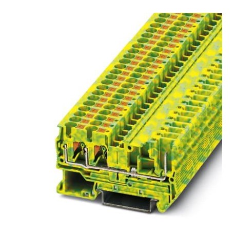 PT 4-TWIN/1P-PE - PT 4-TWIN/1P-PE 3212202 PHOENIX CONTACT Ground modular terminal block