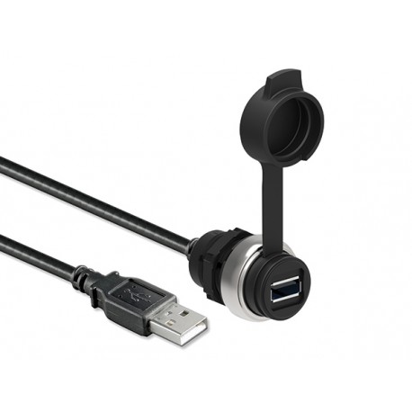 LPCD01L050 - LPCD01L050 LOVATO COMMUNICATION INTERFACE Ø22MM PLATINUM SERIES, USB INTERFACE TYPE 3.0, A FEMALE/A MALE CON..