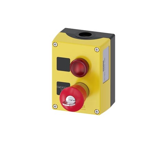 3SU1802-0NA00-2AB2 - 3SU1802-0NA00-2AB2 SIEMENS Enclosure for command devices 22 mm, round, enclosure material plastic, enclosure..